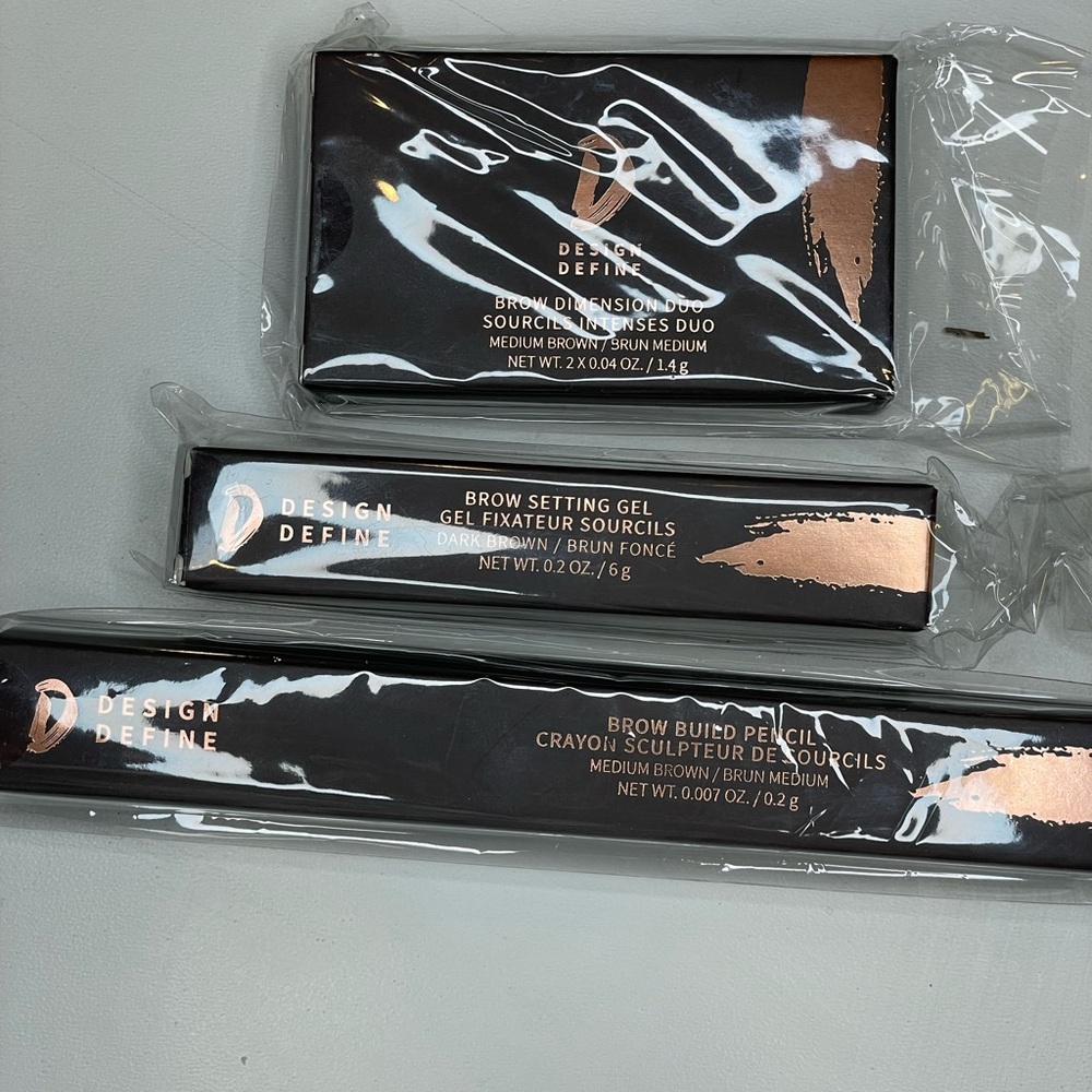 Define Define Brow Design bundle dark/medium brown New